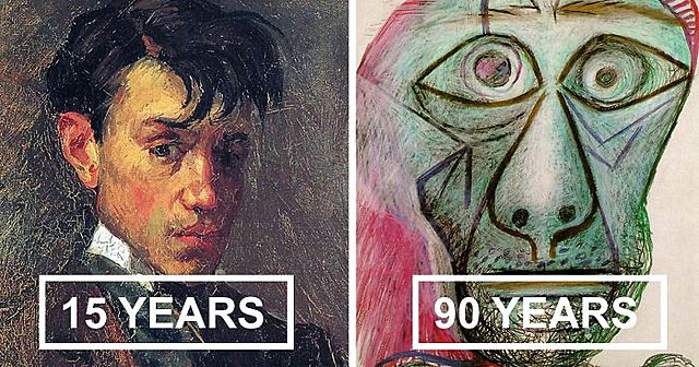 Picasso entered art college