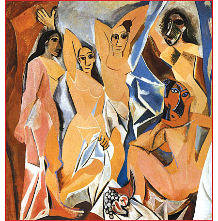 Picasso painted "Les demoiselles d'Avignon"