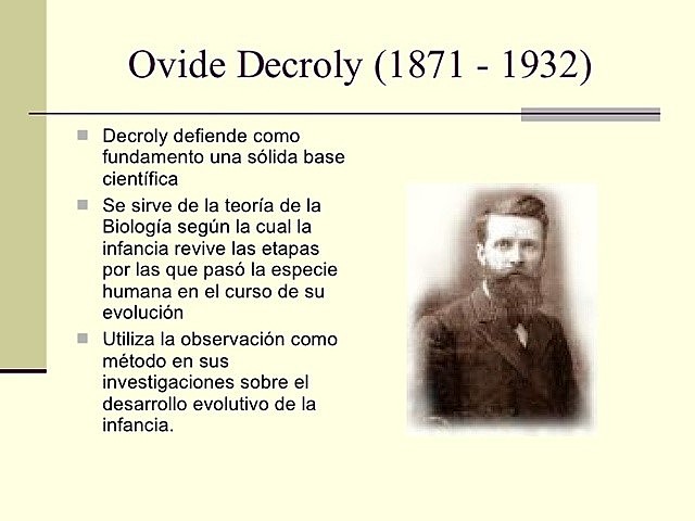 La pedagogía científica: Ovide Decroly