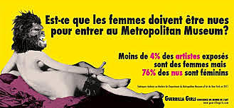 Noélie - Dispositif nomade et monstration éphémère / Les guerrilla girls