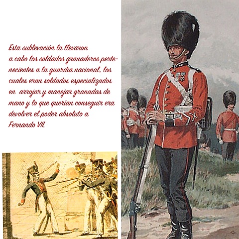 Sublevación de la Guardia Real en la Plaza Mayor