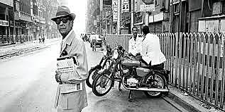 Mahfouz was stabbed in the neck