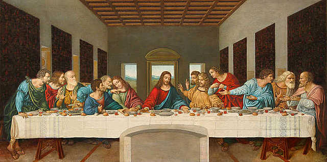 La ultima cena, por Leonardo da Vinci