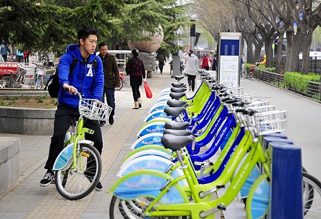 China y el uso de las bicicletas.