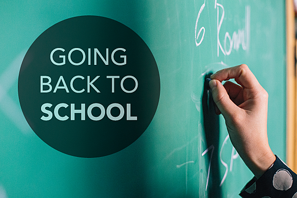 Going back to school.