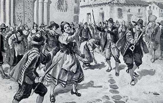 Motin de los gatos en Madrid