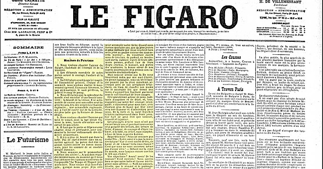 Marinetti y el manifiesto del futurismo