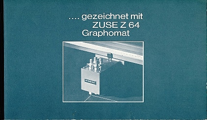 Plotters Models: ZUSE Z64, Z90 & Z9004