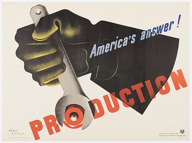 Jean Carlu. America´s Answer! Production