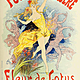 Jules cheret folies bergere fleur de lotus 1893 lithographic poster published by
