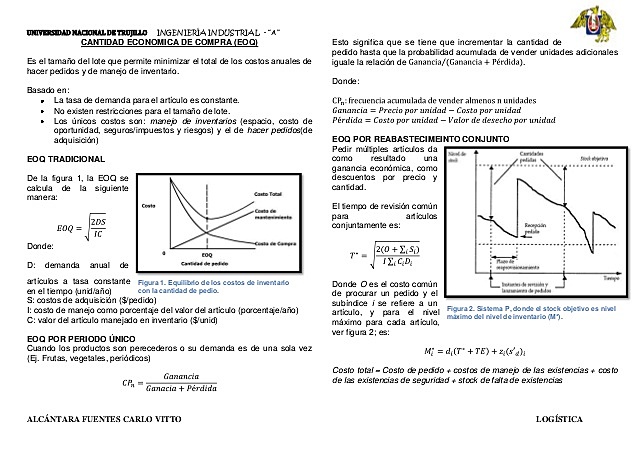 Modelo EOQ con demanda Continua