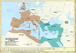 Fall in the West and survival in the East