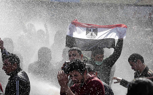 Water Cannons and Tear Gas