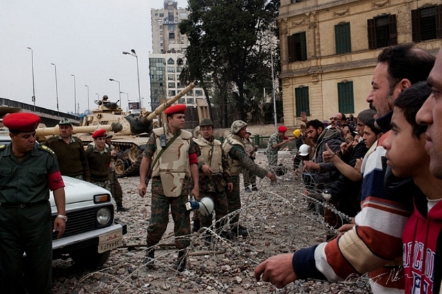 Headquarters Set Fire