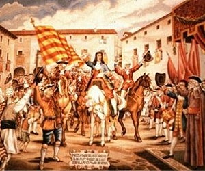 CATALUNYA DONA SUPORT A CARLES D'ÀUSTRIA