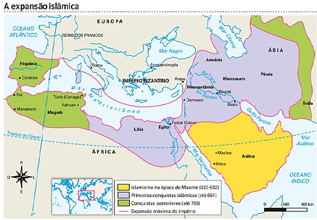 Inicio da expansão Islâmica