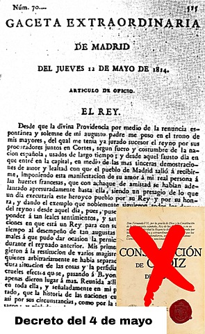 Decreto del 4 de mayo de 1814