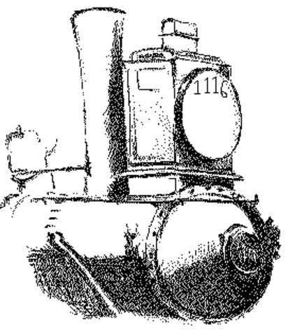 First Locomotive Headlight