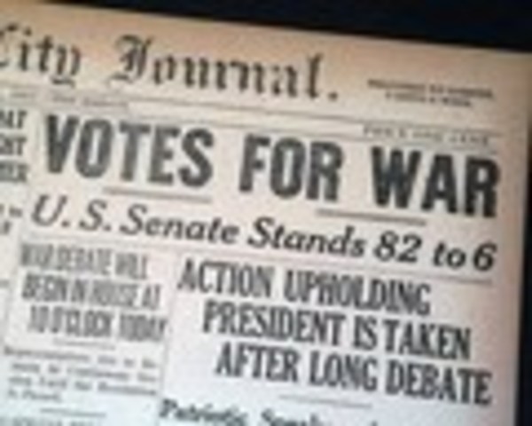 Declaration of war against central powers