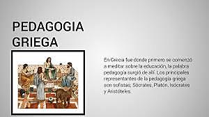 LA PEDAGOGIA GRIEGA