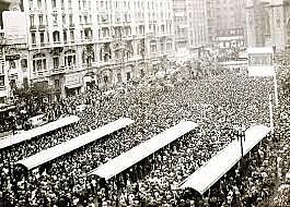 Praça da Sé tomada