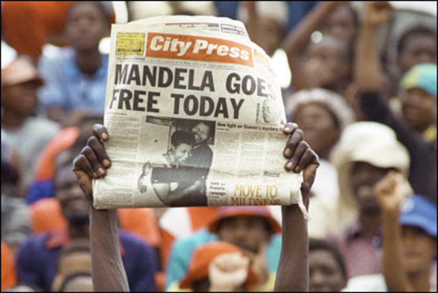mandela is free