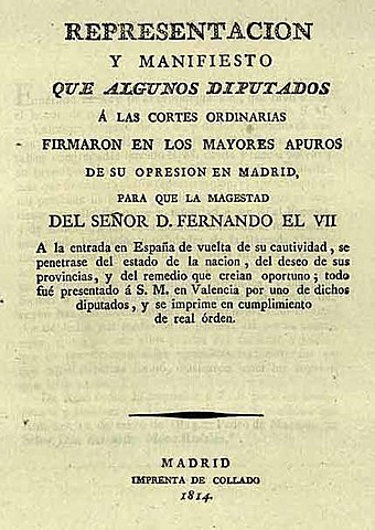 Manifiesto de los Persas
