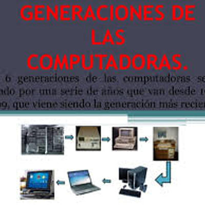 Timeline: generaciones de computadoras