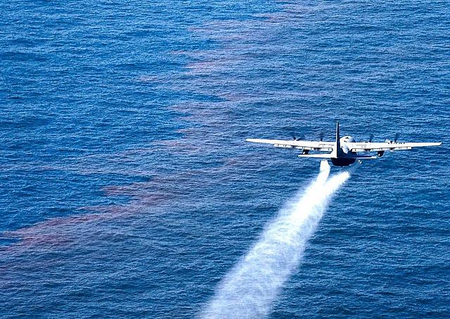 Another Method of Cleaning an oil spill