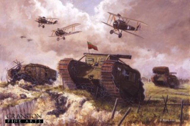 British tanks won a victory at Cambrai
