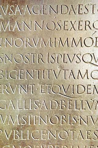 escritos en piedra y bronce