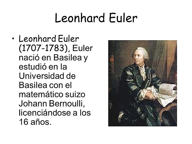 Leonhard Euler y su educación