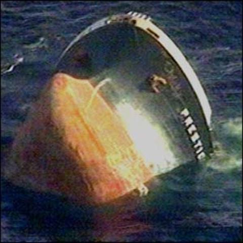 Prestige Oil spill 63,000 tonnes