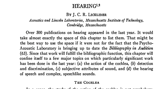 Annual Review of Psychology