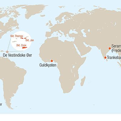 Timeline: Tema 4: De danske tropekolonier