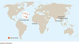 Timeline: Tema 4: De danske tropekolonier