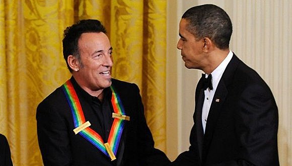 Springsteen recibió también el Premio Kennedy por su contribución a la cultura americana.