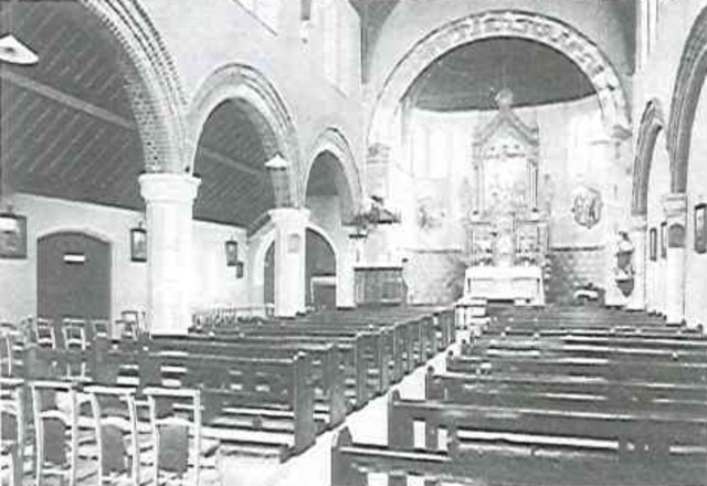 Sarcred Heart Parish Church was built