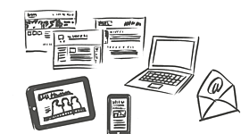 Timeline: Digitale und Analoge Medien