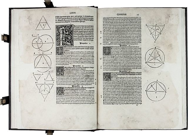 Campano da Novara versione latina de gli "Elementa geometriae" di Euclide