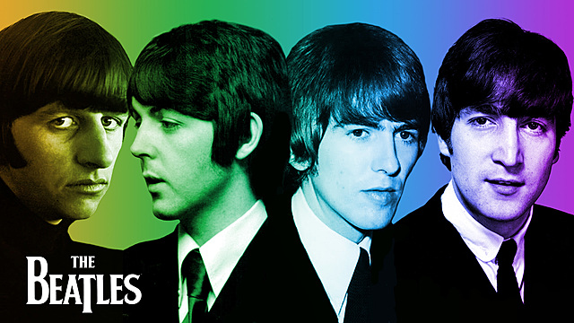 the appearance of the group's name the "Beatles"