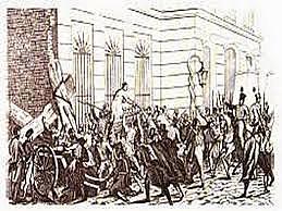 Revuelta de los agraviados o “malcontents”.