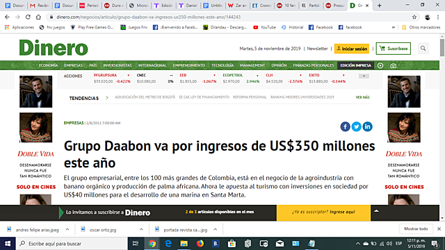 Grupo Daabon recibe subsidios para proyecto de riego