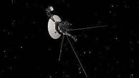 Voyager 1 deep space probes launched