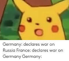 (EU) Germany declares war on France
