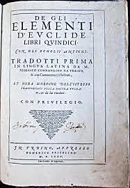 Commandino pubblica: "Euclidis Elementorum Libri XV"
