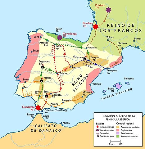 Entrada de las tropas francesas en la península