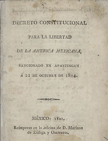 Decreto Constitucional para la Libertad de la América Mexicana