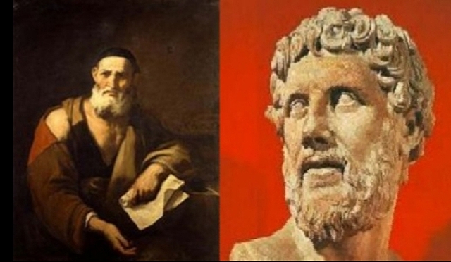 Demócrito y Leucipo