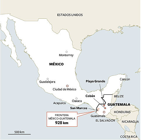 Se delimita frontera con Guatemala